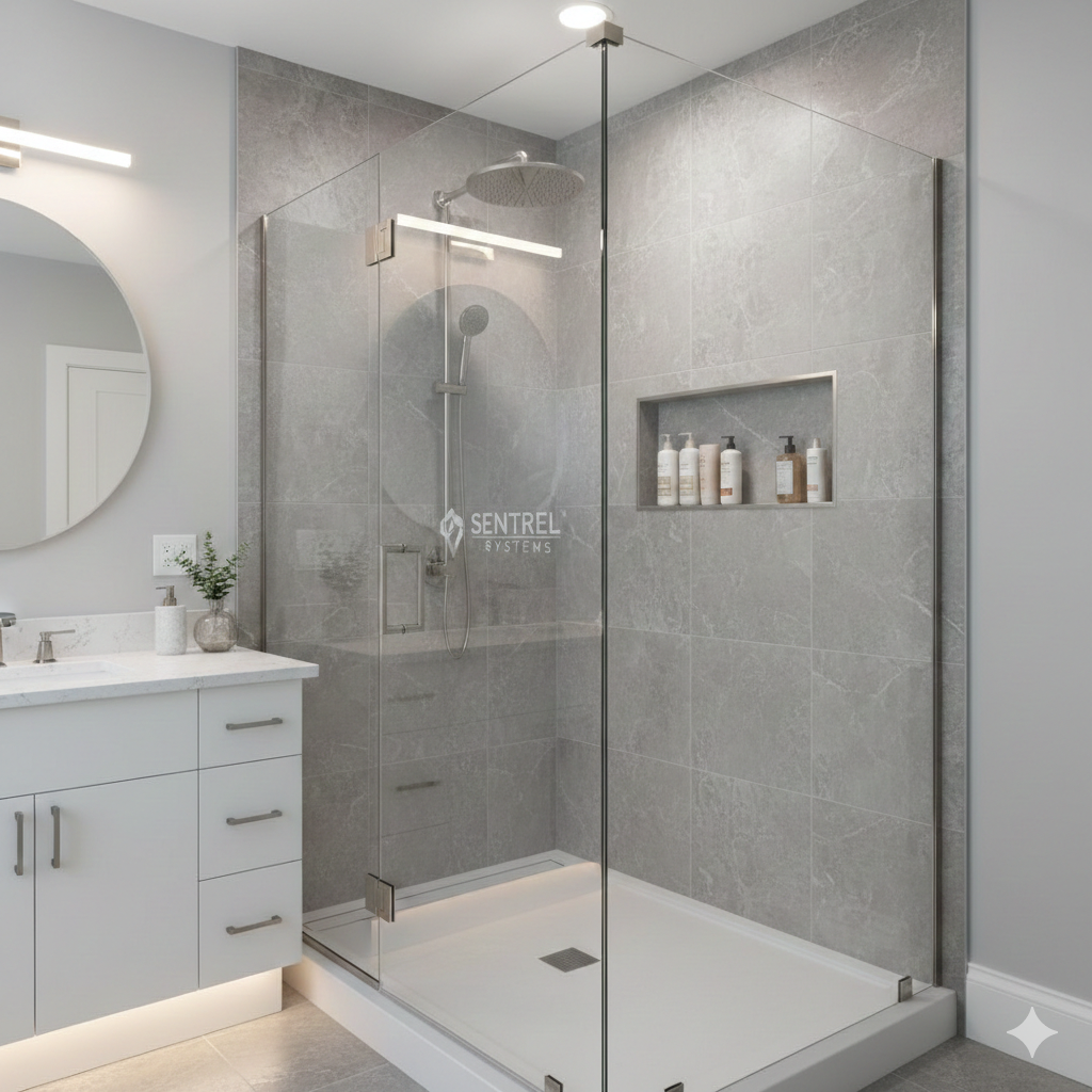 Sentrel Systems Shower Installation