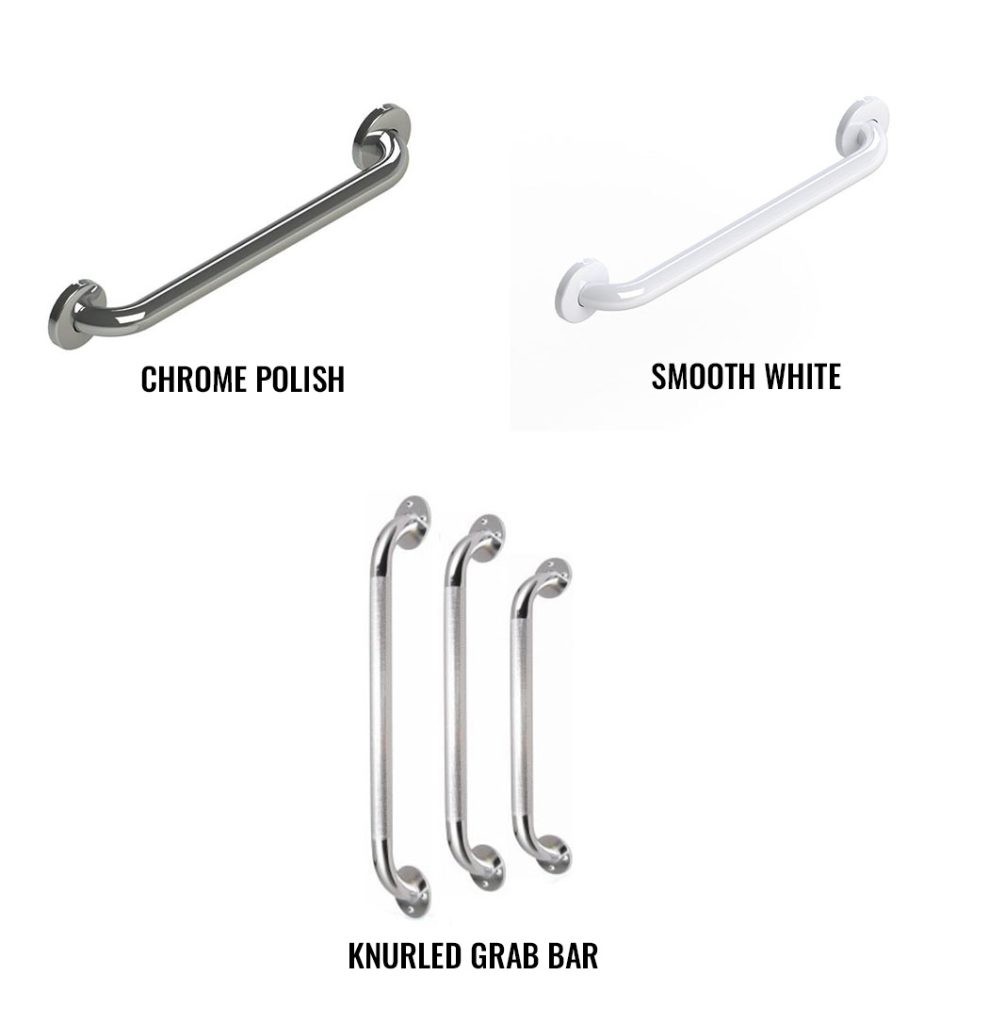 Home2stay Easy Mount Grab Bars(Stainless Steel)